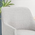 thumbnail image 4 of GDF Studio Morgan Mid Century Modern Fabric Home Office Chair, Beige and Chrome, 4 of 7