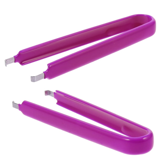 UPOUART 2Ud Extractor De Fusibles Metal Para Auto Color Morado Herramienta