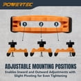 thumbnail image 7 of POWERTEC 2PK Adjustable Mini Hold Down Clamps, Multi-Positionable T Track Clamp, Reinforced Plastic Clamps with 1/4”- 20 Steel T Track Bolts for Drill Press, Router Table, CNC Machine & More (71786N), 7 of 7