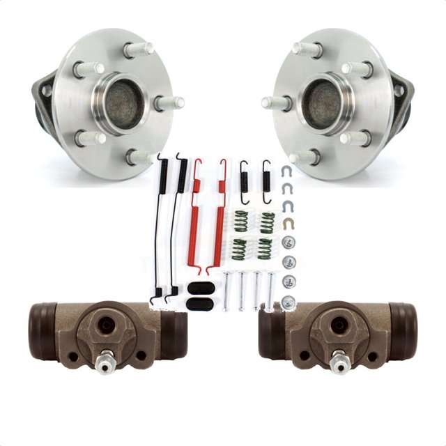 Transit Auto Rear Wheel Cylinders and Hardware Hub Bearing Assembly Kit for Car Pontiac Vibe Toyota Matrix FWD with 4-Wheel ABS K7D-101754