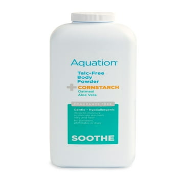 Aquation All Body Talc-Free Body Powder, Fragrance Free, 16.5 oz
