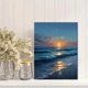 thumbnail image 2 of Qisvanset 12x16 Inch Sunrise Meadow Landscape Oil Painting Canvas Print Wall Art, 2 of 5