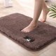 thumbnail image 1 of Alfombrillas de baño súper absorbentes de terciopelo grueso, alfombrillas antideslizantes para dormitorio, alfombras de baño, alfombrillas de cocina, 40 x 60 cm, marrón, 1 of 5