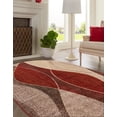 thumbnail image 2 of Rugs.com Equinox Collection Rug – 7' 10 x 10' Oval Multi Low Rug Perfect For Living Rooms, Large Dining Rooms, Open Floorplans, 2 of 7