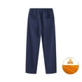 thumbnail image 3 of Boys Uniform Pants Boys Lined Pants School Sports Elastic Waist Casual Lightweight Boys School Pants Navy2 13 Years-14 Years, 3 of 3