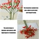 thumbnail image 5 of Arreglo Floral Artificial de Aliento de Bebé En Seda | Poliéster Rojo, 28 Cm, Decoración para Bodas y Hogar - 30 Cabezas, 5 of 6