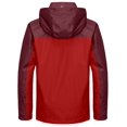 thumbnail image 6 of Little Donkey Andy Men's Waterproof Rain Jacket Outdoor Rain Shell Coat for Hiking,Golf,Travel red/Tango Red S, 6 of 7