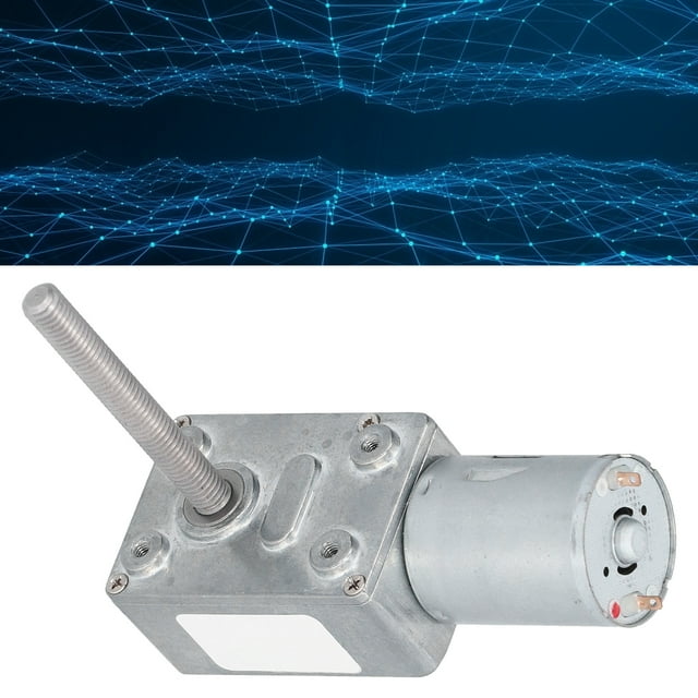Moteurs à Réduction de Vitesse, Filetage M6 Autobloquant 6x50mm Moteur à Vis Sans Fin Faible Bruit pour DIY DC6V, DC12V