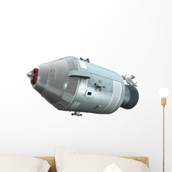 Apollo Command Service Module Wall Mural Decal by Wallmonkeys Vinyl Peel and Stick Graphic (24 in W x 19 in H)