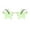 Green, variant on Only Moment Sunglasses Womens Trendy Fashion Accessories Alloy Vintage 90S Y2K Trendy Designer Sun Glasses Coffee One Size