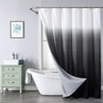 thumbnail image 1 of fastboy Quick-drying And Hygienic PEVA Shower Curtain For Privacy Protection Not Skin Attaching Polyester Exquisite Craft Black,Black 90*180, 1 of 6