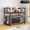 single layer black, variant on NOBRAND Kitchen Baker's Rack, Heavy Duty 2 Tier Microwave Oven Stand Storage Shelf Organizer, White, Plastic, 1-Count, 15 x 8 x 10 in