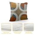 thumbnail image 4 of SHANXI  Throw Pillow Covers Home Decor Contemporary Aesthetic Geometric Mid Century Bohemian Boho Pillow Cases Decorative 24x24in, 4 of 5