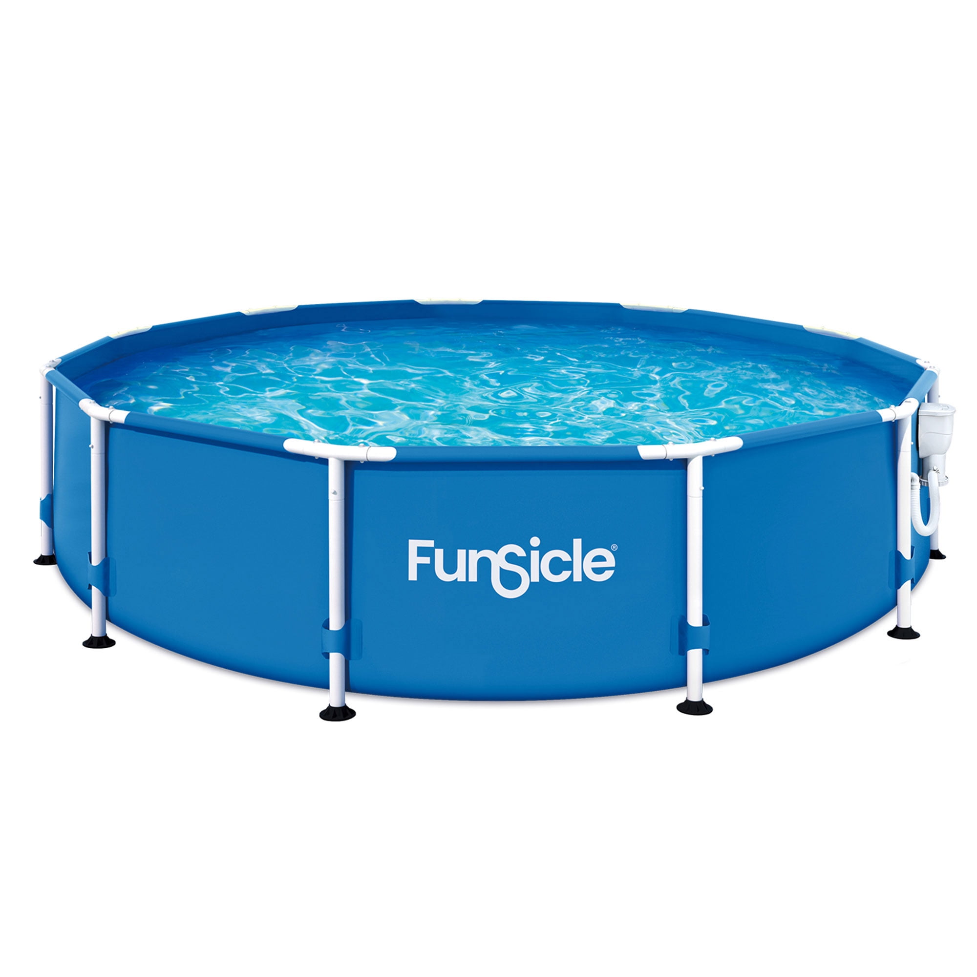 Funsicle 36” SureStep Pool Ladder with 12' x 30" QuickSet Inflatable Pool