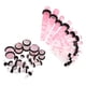 thumbnail image 3 of Kit de 32 piezas de dilatadores y plugs de calibre grande (0G-14G) para perforación de orejas B-rosa, 3 of 9