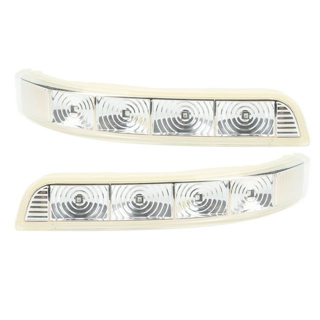 Lámpara de señal de giro del espejo retrovisor, 1 par de luces indicadoras del espejo retrovisor de 12 V Luz de señal de giro del espejo retrovisor del automóvil diseñada para la perfección