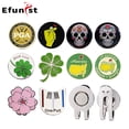 thumbnail image 3 of 1Pcs Golf Ball Marker Golf Cap Clips With Magnet Mark Golf Ball Position Removable Metal Various Styles Men Women Drop Ship One putt Clip, 3 of 6