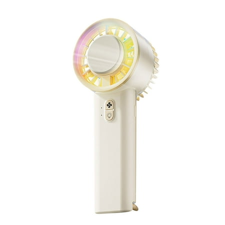 

Clearance! Wanfds USB Handheld Fan Turbo Fan Mini Convenient Student Portable Lamp Charging Desktop Fan Gift(Pink)