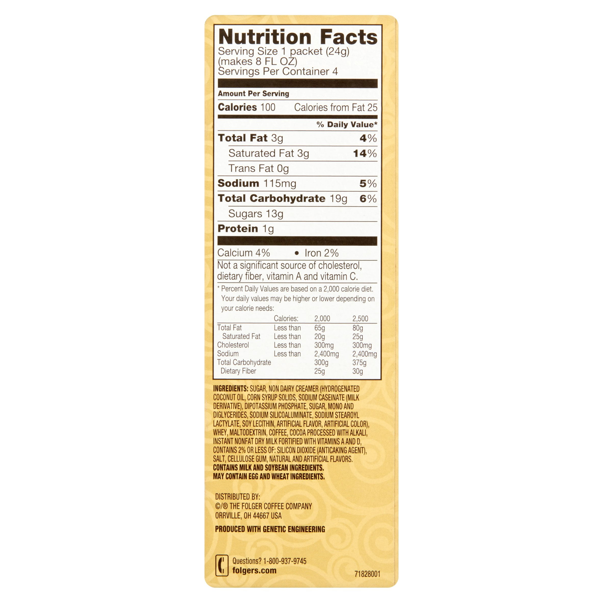 Calories In Folgers Coffee Drinker Calories In Folgers Coffee Drinker