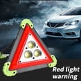 thumbnail image 2 of 10W LED Triangle Warning Stop Sign Car Breakdown Emergency Safety Light USB Rechargeable Safety Signal Hand Light Camping Essential Light 301 yellow, 2 of 5