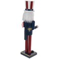 thumbnail image 2 of Uncle Sam Nutcracker Patriotic Home Decoration Accent For Fourth of July Height 14.88", 2 of 2
