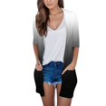 thumbnail image 1 of Long Sleeve Cardigan For Women Fall Open Front Cardigan With Pockets Casual Duster Lightweight Cardigan Sweater, 1 of 4