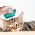 thumbnail image 2 of Cepillo De Silicona Con Forma Para Mascotas Cepillo Multifuncional Para Gatos Y Perros Cepillo Flotante Para Eliminar El Pelo Cepillo Para La Espalda Cepillo De Masaje (Para Pelo Fino), 2 of 5