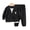Black, variant on Esaierr 6 Months-6 Years Boys Sweatshirt Tops for Baby Toddler,Fall Winter Sweatpants Long Sleeve Casual Elastic Waist Jogger Pants 2PCS Set