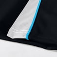 thumbnail image 6 of Cmfcve Men's Collared Short Sleeve Shirt Color Block V Neck Casual Athletic Tee Quick Dry Activewear Tops, 6 of 8