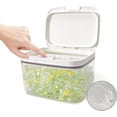 thumbnail image 1 of Support de Capsules de Lessive avec Couvercle, Distributeur Automatique - Contenant Scellé pour 115 Capsules pour Organisation de Lessive et Lave-Vaisselle - 94oz, 1 of 8