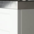 thumbnail image 4 of Simpli Home Hennessy 24 inch Wide Utility Sink and Laundry Cabinet, Glacier White Finish, 4 of 9