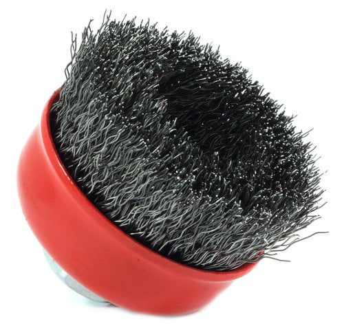 Coarse Crimped with 5/8-Inch-11 Threaded Arbor 2-3 Forney 72755 Wire Cup Brush 