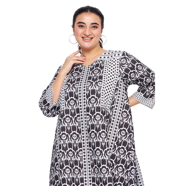 women's plus size dresses online Marisol Maxi Dress catching print look timeless when paired with heels or booties Plus Size Dresses for Women