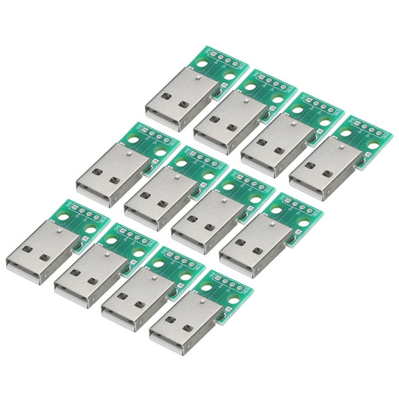 20 Pcs USB Breakout Board USB 2.0 to Dip Adapter Board Male Sockets 4pin 2.54MM