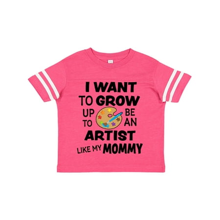 

Inktastic I Want To Grow up To Be an Artist Like My Mommy Gift Toddler Boy or Toddler Girl T-Shirt