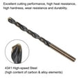 thumbnail image 4 of Uxcell 12 Packs 4.2mm Black Nitride & Gold Titanium Coated High Speed Steel (HSS) 4341 Twist Drill Bits, 4 of 5