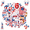 3A, variant on 35pcs-50pcs USA American Stickers Patriotic Stars Graffiti Decals Decorative Stickers for Laptops Suitcases