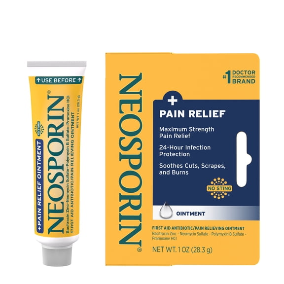 Neosporin   Pain Relief Dual Action Topical Antibiotic Ointment, 1 oz