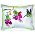 thumbnail image 4 of Betsy Drake ZP940 Purple Hummingbird Indoor & Outdoor Throw Pillow- 20 x 24 in., 4 of 4