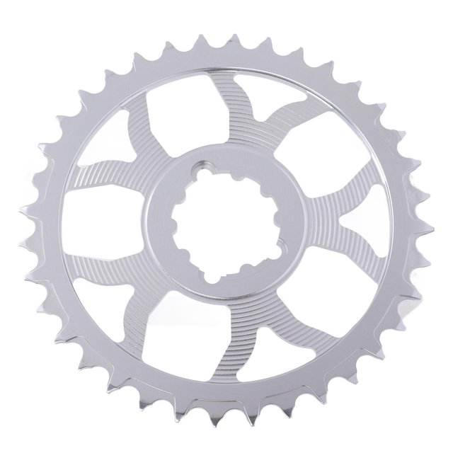 Plateau de Vélo, Design à Dents Positives et Négatives en Alliage d'Aluminium Creux avec Structure de Montage Direct Intégrée, pour Interface Standard GXP