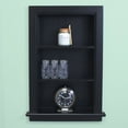 thumbnail image 3 of 14x24 Black Aiden Wall Niche with plain back, 3 of 3