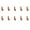 Brown15, variant on WWG 40 Pack Leather Wall Hooks with Brass Screws, Multi Purpose Towel Hook for Bathroom Kitchen Living Room, Space Saving Decorative Storage Strap for Hanging Towels Plants Accessories