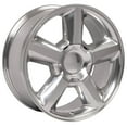 thumbnail image 3 of New 20 inch Aluminum Wheel for 95-20 Chevy Tahoe CV83 Polished Silver Rim, 3 of 4