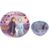 Disney Frozen 2 Elsa and Anna Dinnerware Set Includes Embossed Plates and Bowls, Made of Durable Material and Perfect Frozen 2 Kids Plate Bowl for Kids (4 Pieces)