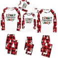 thumbnail image 1 of Red Checkered Shirt Matching Family Christmas Pajamas Family Matching Outfits, Family-oriented Christmas Pjs, Perfect for Christmas Morning & Family Photos, 1 of 3