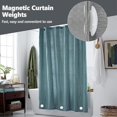 thumbnail image 2 of 10pcs Strong Magnetic Shower Curtain Weights, Round Magnetic Drape Weights, Prevents Drape Lining from Blowing Around_qud, 2 of 5