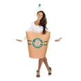 thumbnail image 2 of Disfraz Just Coffee para adulto con túnica y tocado | Talla única, 2 of 4