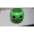 thumbnail image 2 of Halloween Pumpkin Jack O' Lantern Candy Bucket (Green), 2 of 3