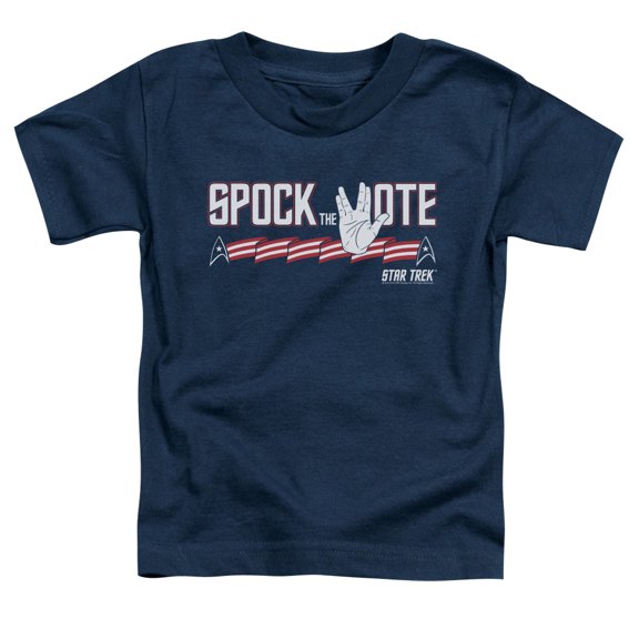 Star Trek Spock The Vote Toddler T-Shirt Navy