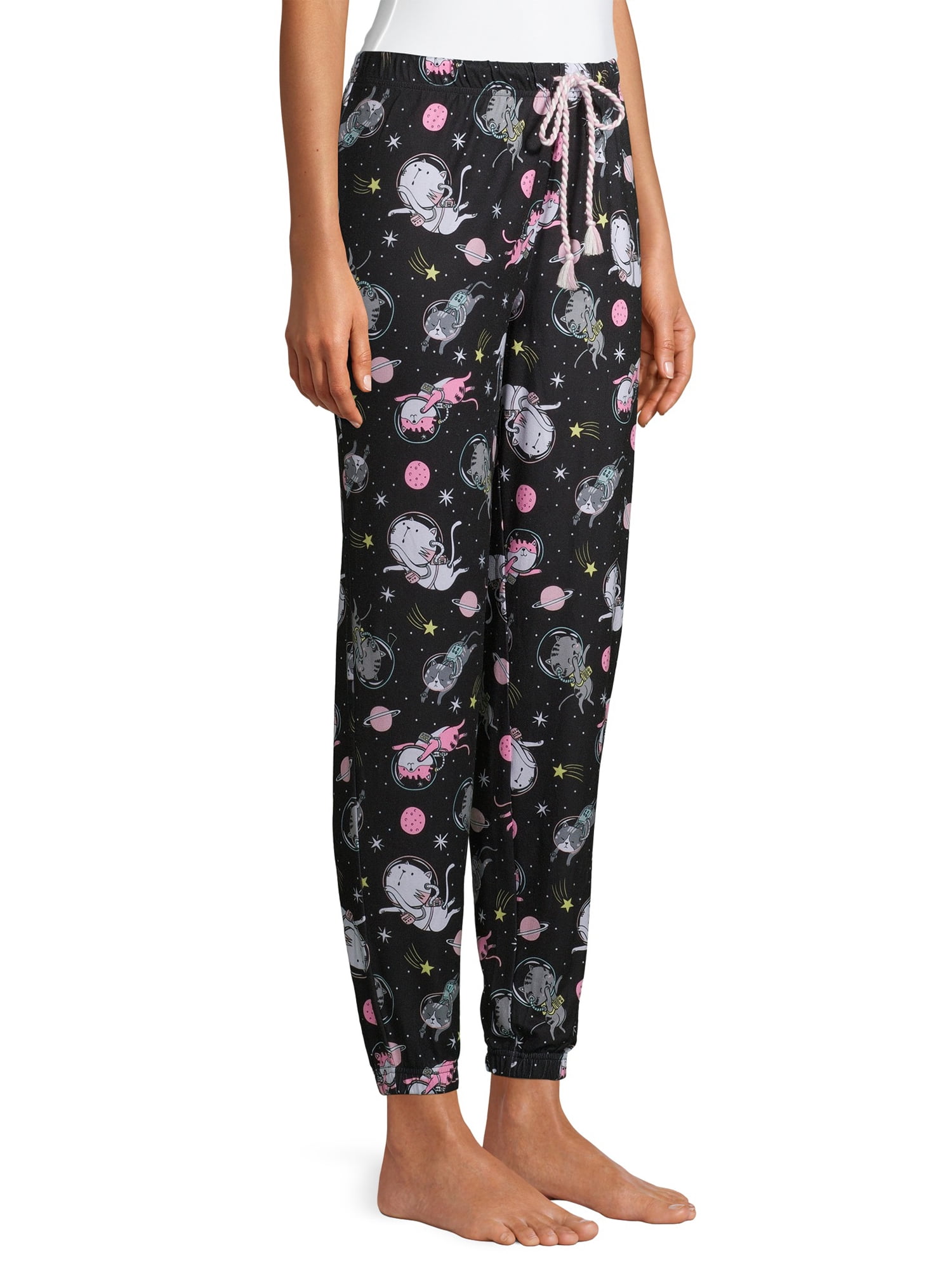 Briefly Stated Women's Astro Cat Sleep Joggers